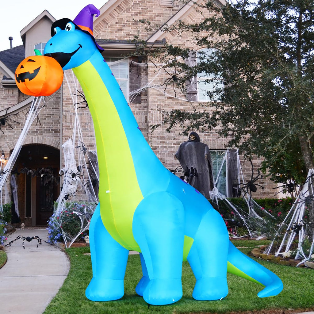 10 FT Animated Inflatable Dinosaur Pumpkin E621
