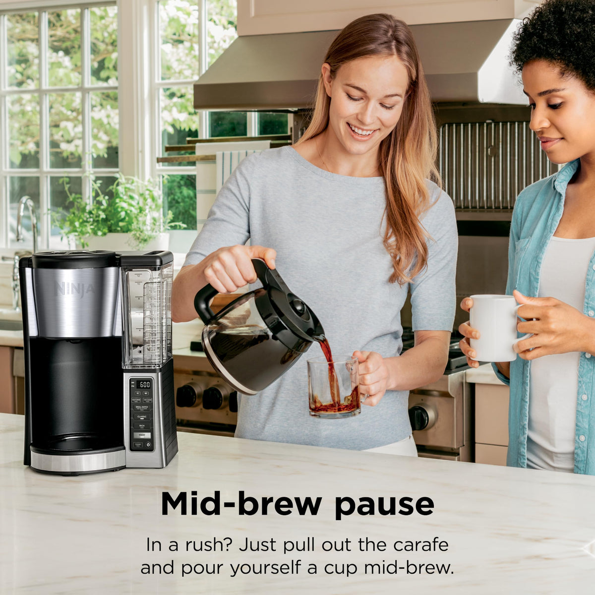 12 Cup Glass Carafe Stainless Steel Coffee Maker I871693