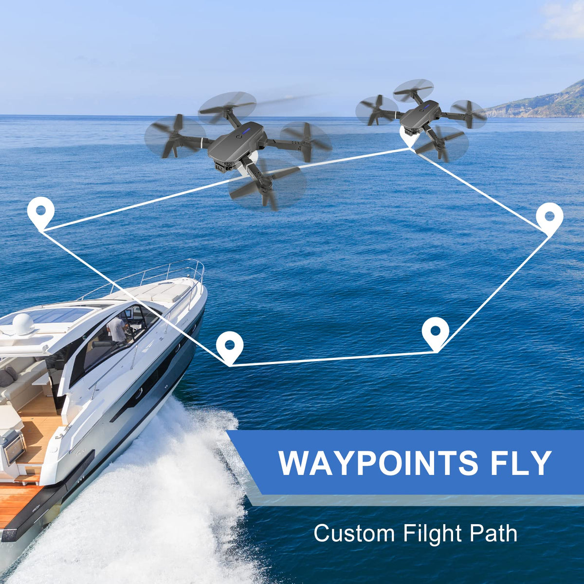 Foldable RC Quadcopter with 4K Dual Cameras X942