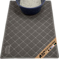 Coiled Mesh Cat Litter Box Mat 30x20 Charcoal U19075