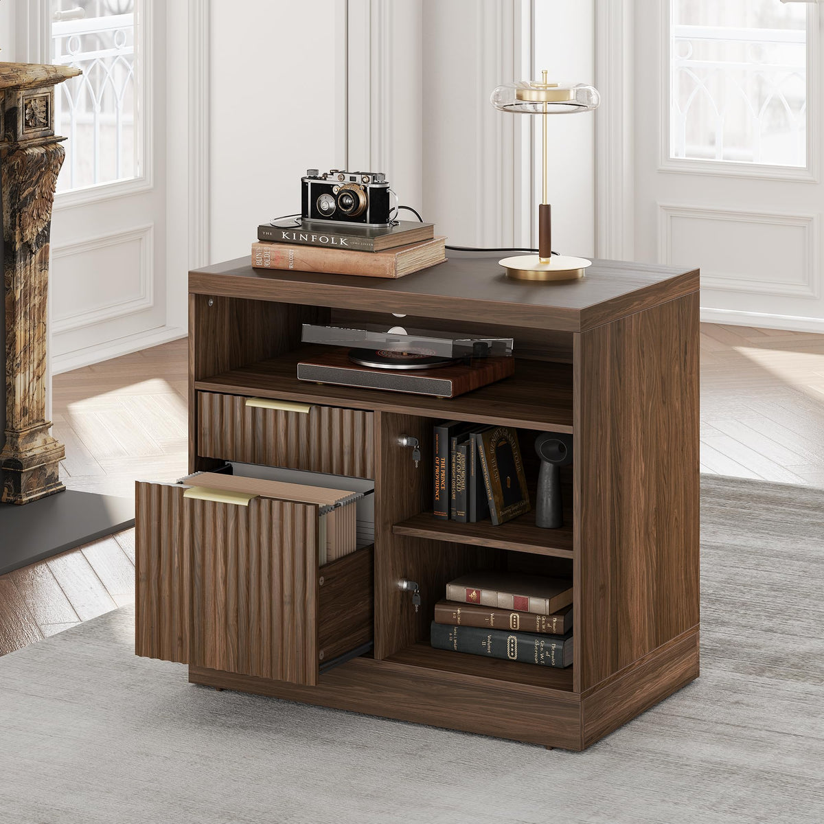 2 Drawer File Cabinet with Lock L600527