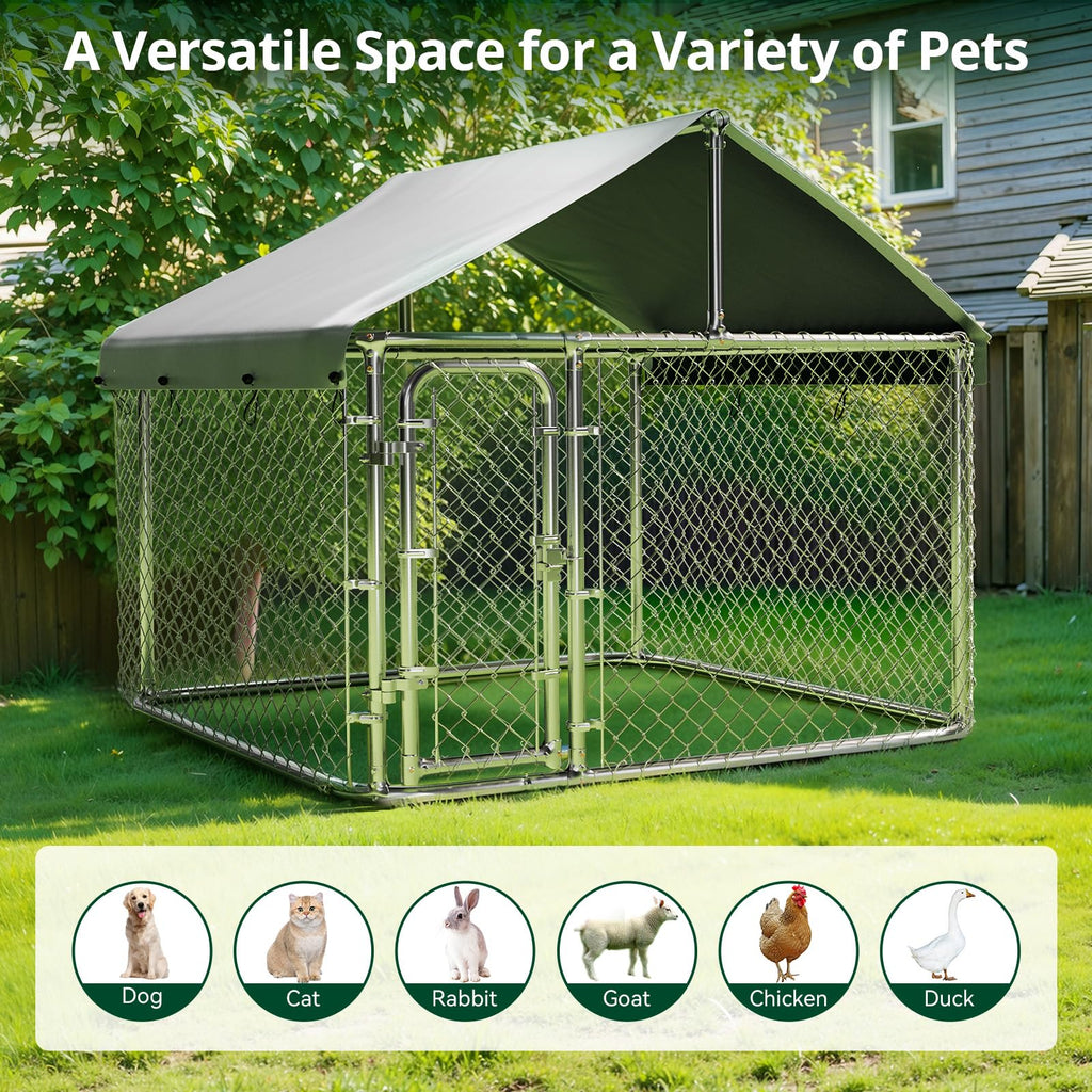 6.5x6.5ft Large Outdoor Dog Kennel C5751