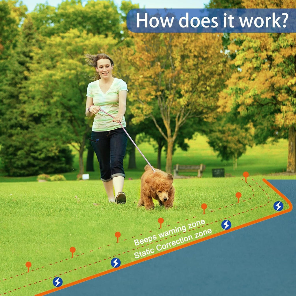 In-Ground Electric Dog Fence System for 2 Dogs G62574
