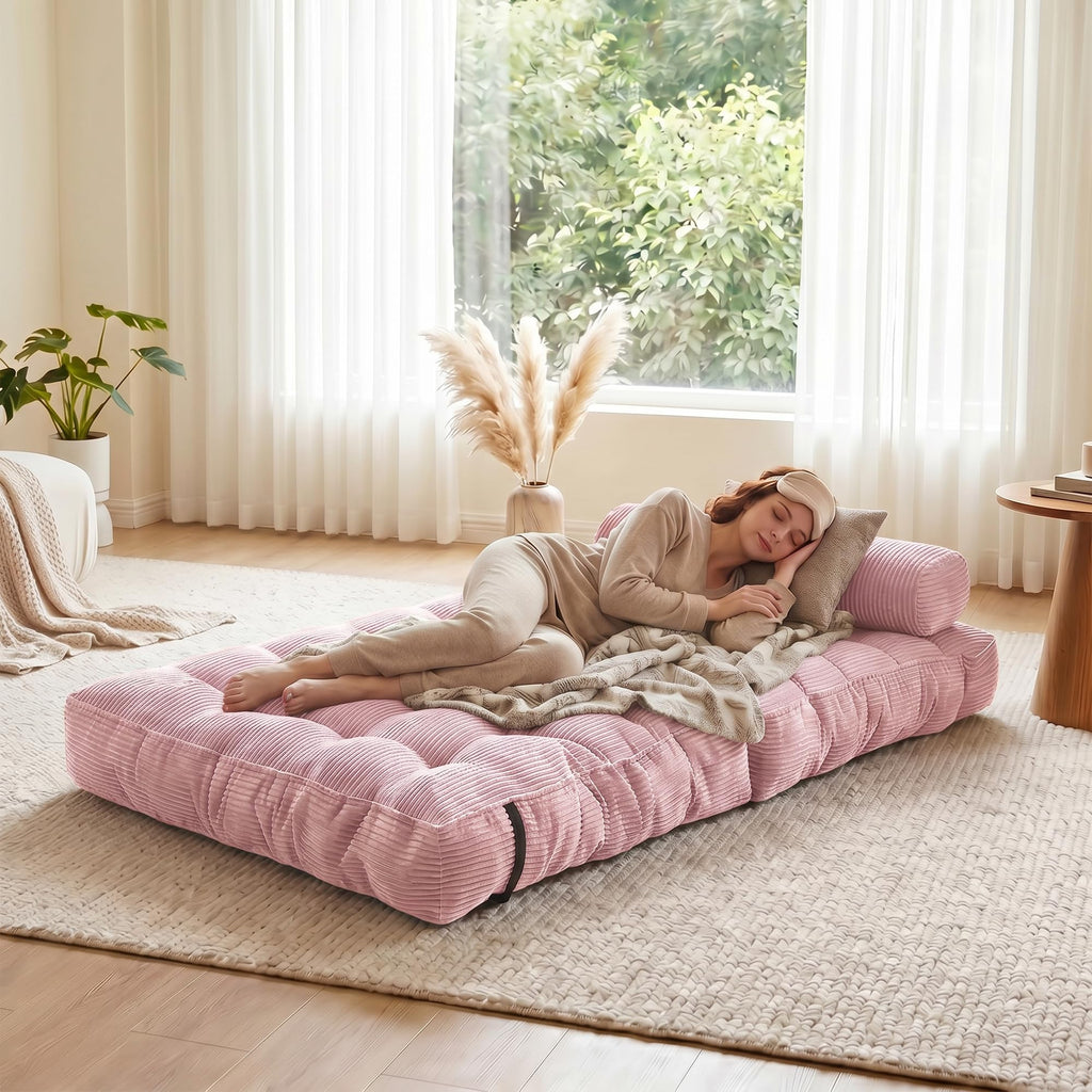 3-in-1 Folding Sofa Bed Convertible Futon Chair N728